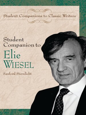 cover image of Student Companion to Elie Wiesel